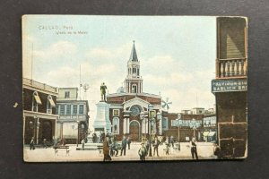 Mint Vintage Inglesia de la Matriz Callao Peru Picture Postcard