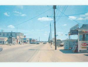 Unused Pre-1980 OLD CARS & SHOPS ON STREET Misquamicut Rhode Island RI n0458-22