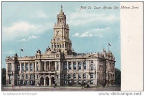 Iowa Des Moines Polk Company Court House