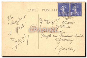 Old Postcard Hede L Etang and Rocks