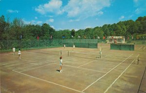 Kiamesha Lake NY, New York - Tennis at Concord Hotel - Former Catskill Resort