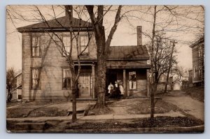 J87/ East Palestine Ohio RPPC Postcard c1910 Home Residence 863