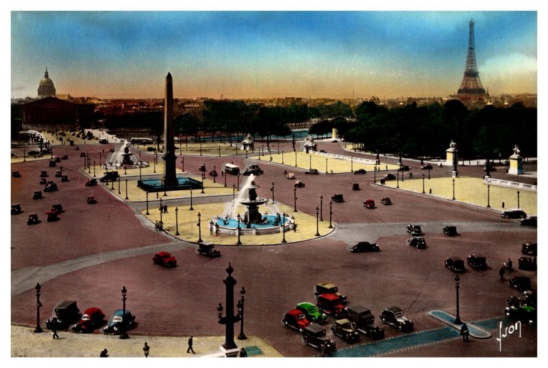 Postcard  France Paris - Place de la Concorde
