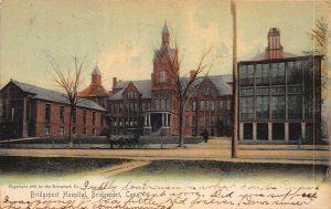 Bridgeport Hospital, Bridgeport, Connecticut, Very Early Postcard, Used in 1906