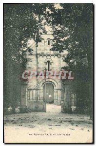 Old Postcard Church of Chatelaillon Plage