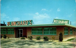 North Carolina Lumberton Blanchard's Restaurant 1985