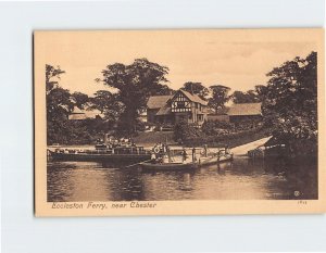 Postcard Eccleston Ferry, Eccleston, England