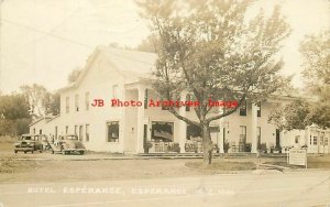 NY, Esperance, New York, RPPC, Hotel, Exterior Scene, Photo No 1001