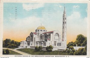 WASHINGTON D.C., PU-1928; National Shrine of the Immaculate Conception