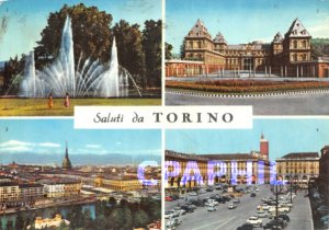 Postcard Modern Salutida TORINO