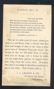 PHILADELPHIA PA DOBBIN'S ELECTRIC SOAP CLOWN JESTER VINTAGE ADVERTISING EPHENERA