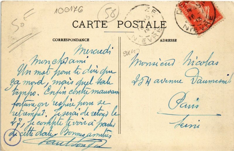 CPA DECIZE Nouveau Pont et Hospice Nievre (100176)