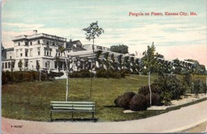 Postcard MO Kansas City - Pergola on Paseo