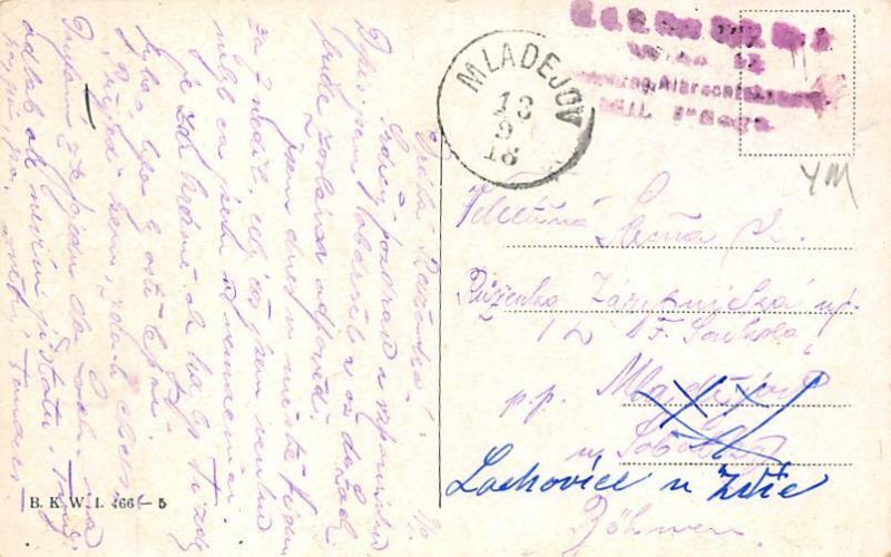 Boy and Girl Postcard