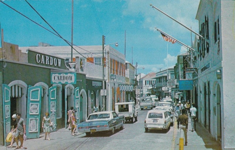 U S Virgin Island St Thomas Charlotte Amalie Main Street Shopping Paradise s3537