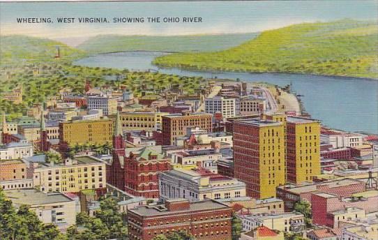 Showing The Ohio River Wheeling West Virginia