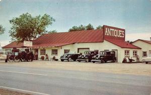 ARRIBA, CO Colorado  SHULL PIANOS & ANTIQUES  Lincoln Co  CARS  c1960's Postcard