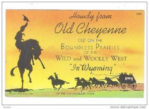 Howdy from Old Cheyenne, Wyoming, PU-30-40s