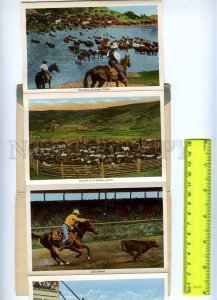 202180 USA GREAT WEST Cowboy & Indian set of 16 views in cover
