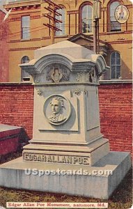 Edgar Allan Poe Monument in Baltimore, Maryland