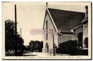 Doves Postcard Old Church Sainte Marie des Vallees Rue Remembrance