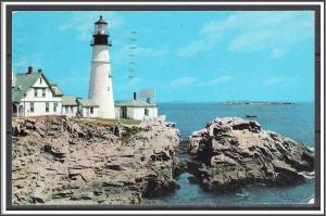 Maine, Portland First Light House Erected - [ME-149]