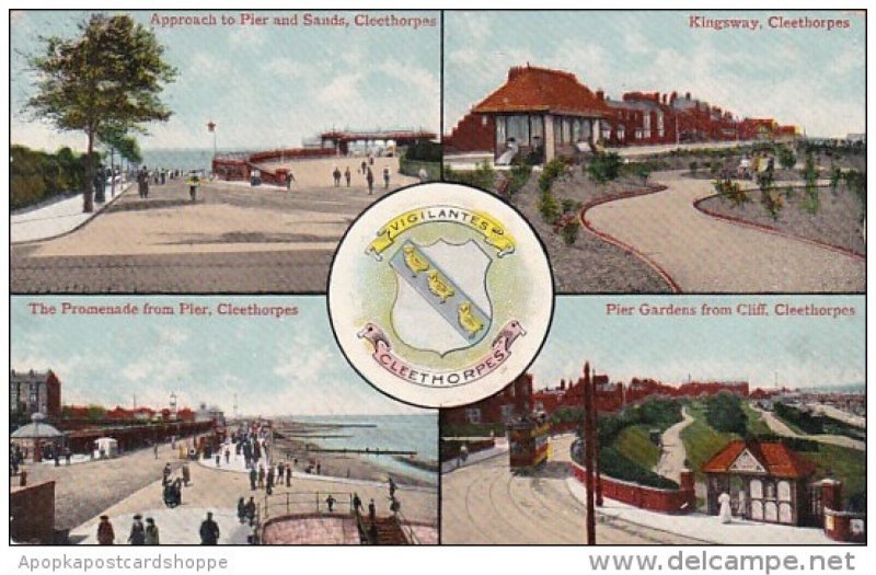 England Cleethorpes Pier Gardens Kingsway Approach To Pier and The Promenade