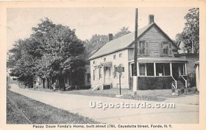 Pappy Douw Fonda's Home 1781 - New York NY  