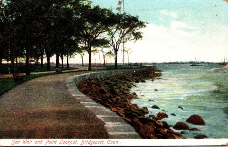 Connecticut Bridgeport Sea Wall and Point Lookout