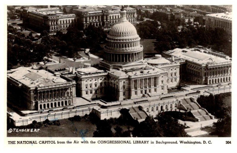 Washington D.C.  U.S. Capitol  Aerial View