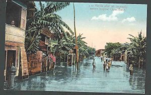 Ca 1936 PPC* MANILA AFTER PHILIPPINES SEVERE TROPICAL CLOUD BURST MINT