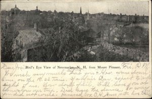 Newmarket New Hampshire NH Birdseye View 1900s-10s Postcard