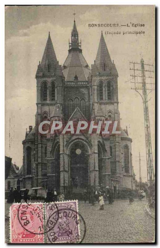 Bonsecours Old Postcard the & # 39eglise