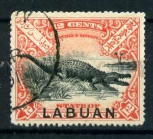 030252 LABUAN 1894 crocodile stamp #30252