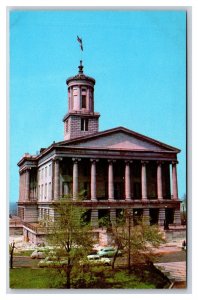 State Capitol Building Nashville Tennessee TN UNP Chrome Postcard U21