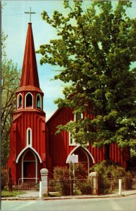 Vtg St James Episcopal Church Sonora California Tuolumne County CA Postcard