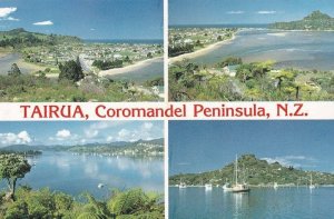 Boats at Tairua Coromandel Peninsula New Zealand Postcard