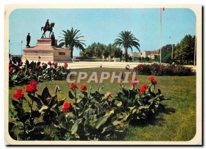 Postcard Modern Charm and colors of Corsica Ajaccio The Statue of Napoleon I ...