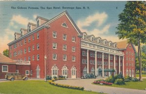 Saratoga Springs NY, New York - Gideon Putnam The Spa Hotel - pm 1941 - Linen