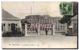 Old Postcard Belfort Le Quartier Vauban militaria