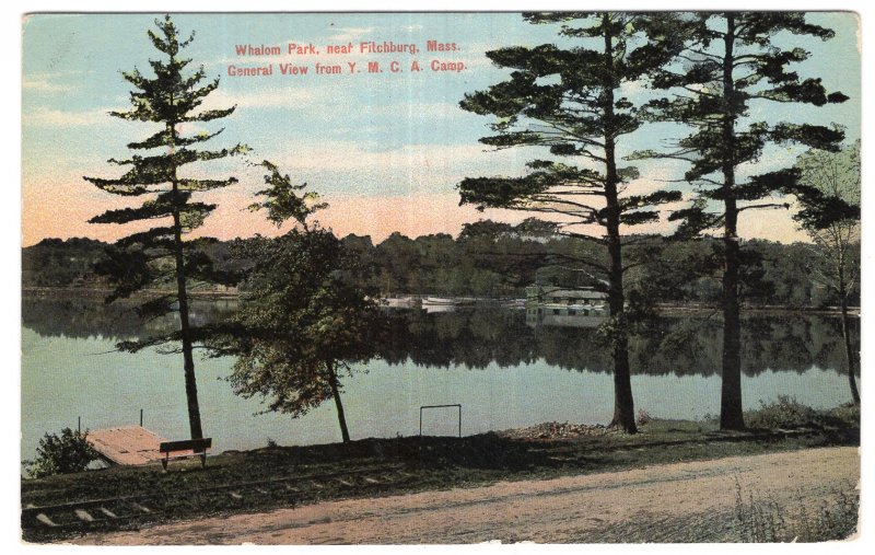 Whalom Park, near Fitchburg, Mass, General View from Y.M.C.A. Camp