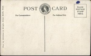 Ocean Bluff MA Post Office & General Store c1920 Postcard