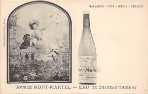 Source Mont Martel Eau de Chateau Thierry Advertising Unused 