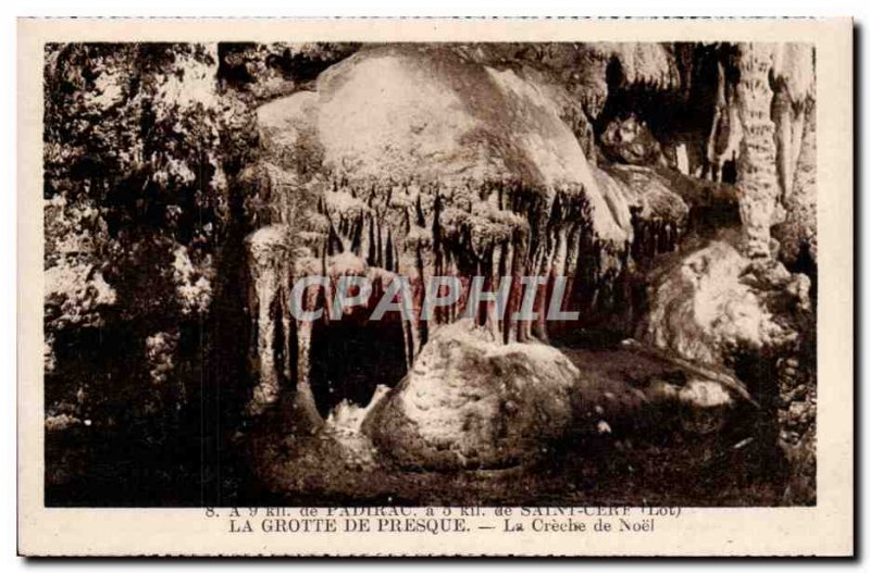 Surroundings of Padirac and Ceres - La Creche Christmas - Old Postcard