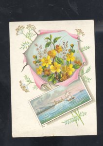 TOLEDO OHIO WOOLSON SPICE COMPANY LION COFFEE SHIP BOAT VICTORIAN TRADE CARD