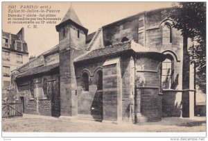 PARIS, France, 1900-1910's; Eglise St. Julien Le Pauvre