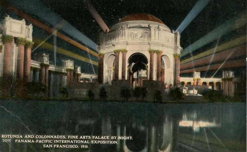 CA - San Francisco. 1915 Panama-Pacific Int'l Expo. Fine Arts, Rotunda, etc