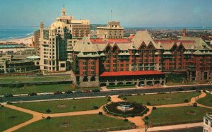 Vintage Postcard Marlborough-Blenheim Hotel Atlantic City New Jersey NJ