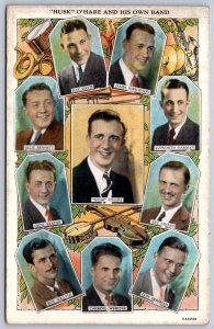 K46/ Chicago Illinois Postcard c1930s Husk O'Hare Jazz Band New Brighton Pa  2