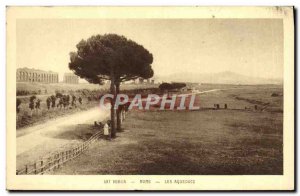 Old Postcard Roma The Aqueducts